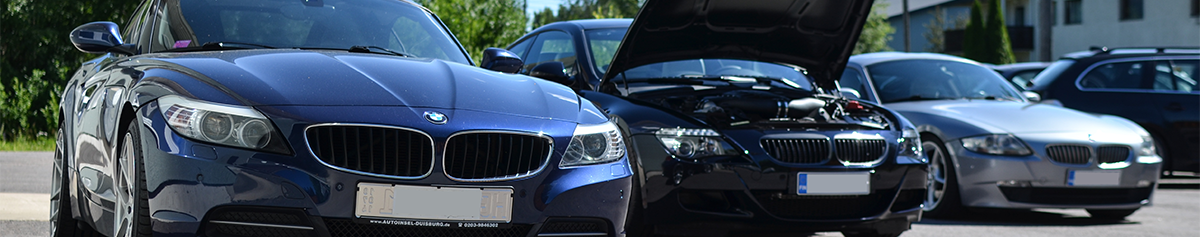 BMW:t rivissä